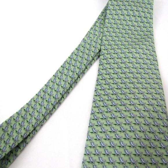 VINEYARD VINES Tie Green Blue Nautical Beach Chair - Picture 7 of 7